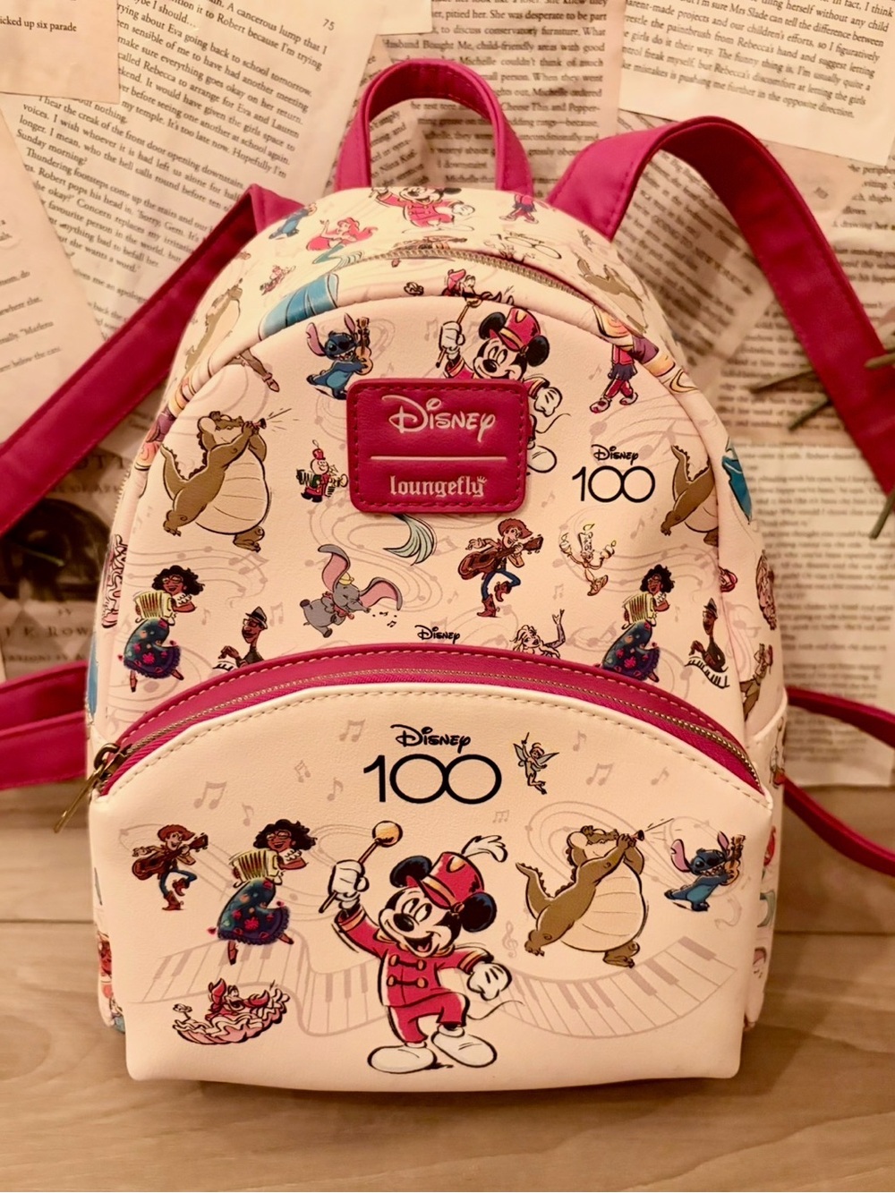 Loungefly Disney100 Music & Wonder Special Moments Mini Backpack